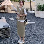 きれいめカジュアルの新定番♡ベスト×スカートセットで大人の抜け感コーデ