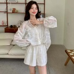 涼しげ＆フェミニン♡夏に映えるシアーセットアップコーデ