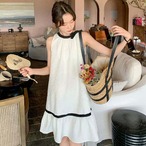 映える大人フェミニン♡白×黒ワンピでつくるリゾート風サマーコーデ