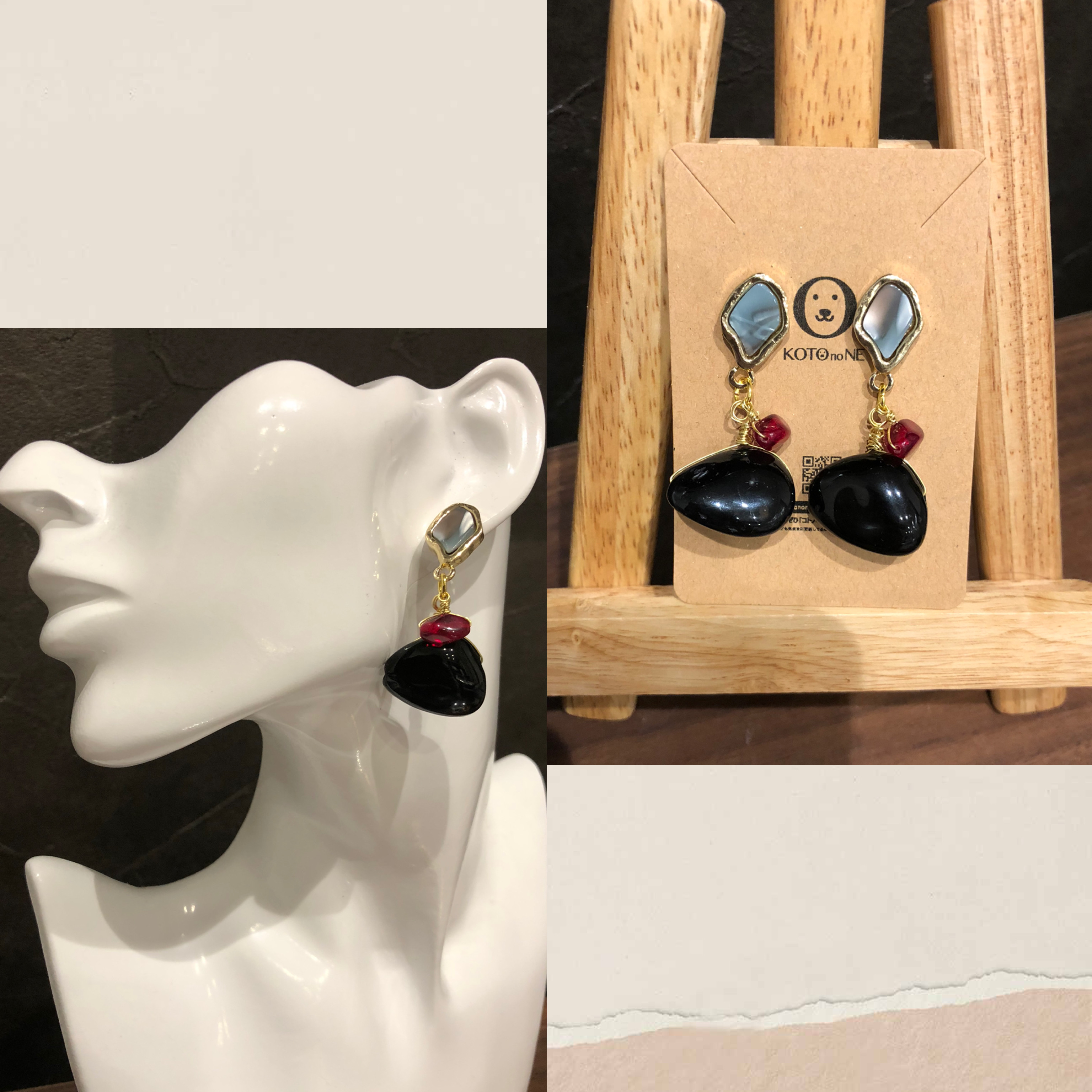続々、新作ピアスが出来上がってます♪