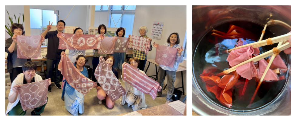 【今年もやります。定例桜染め】