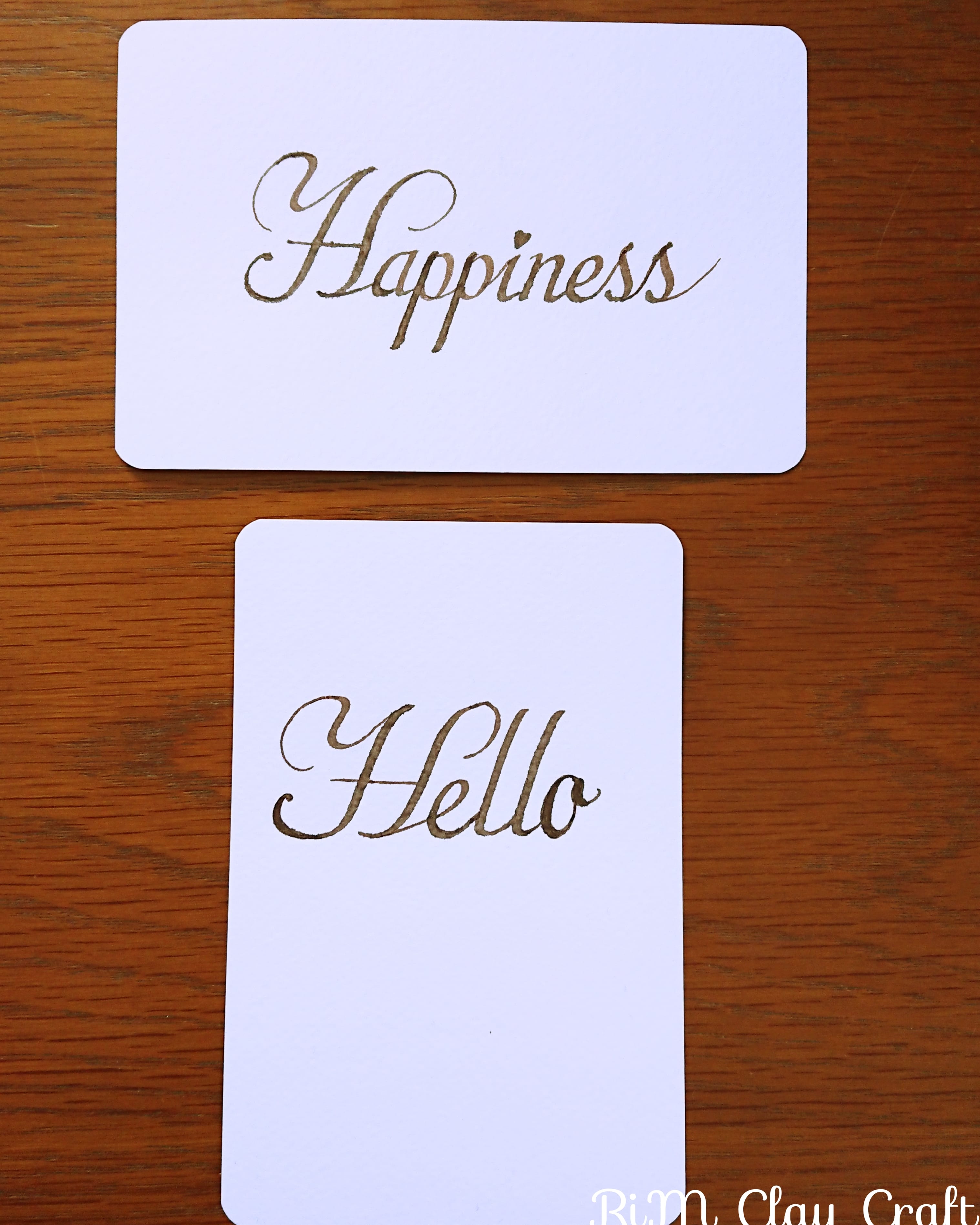 イラストに粘土をつけてみました