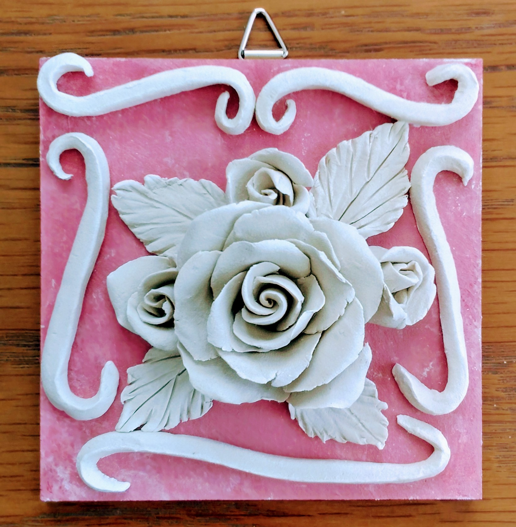 作品展の6枚シリーズ薔薇を作りました🌹