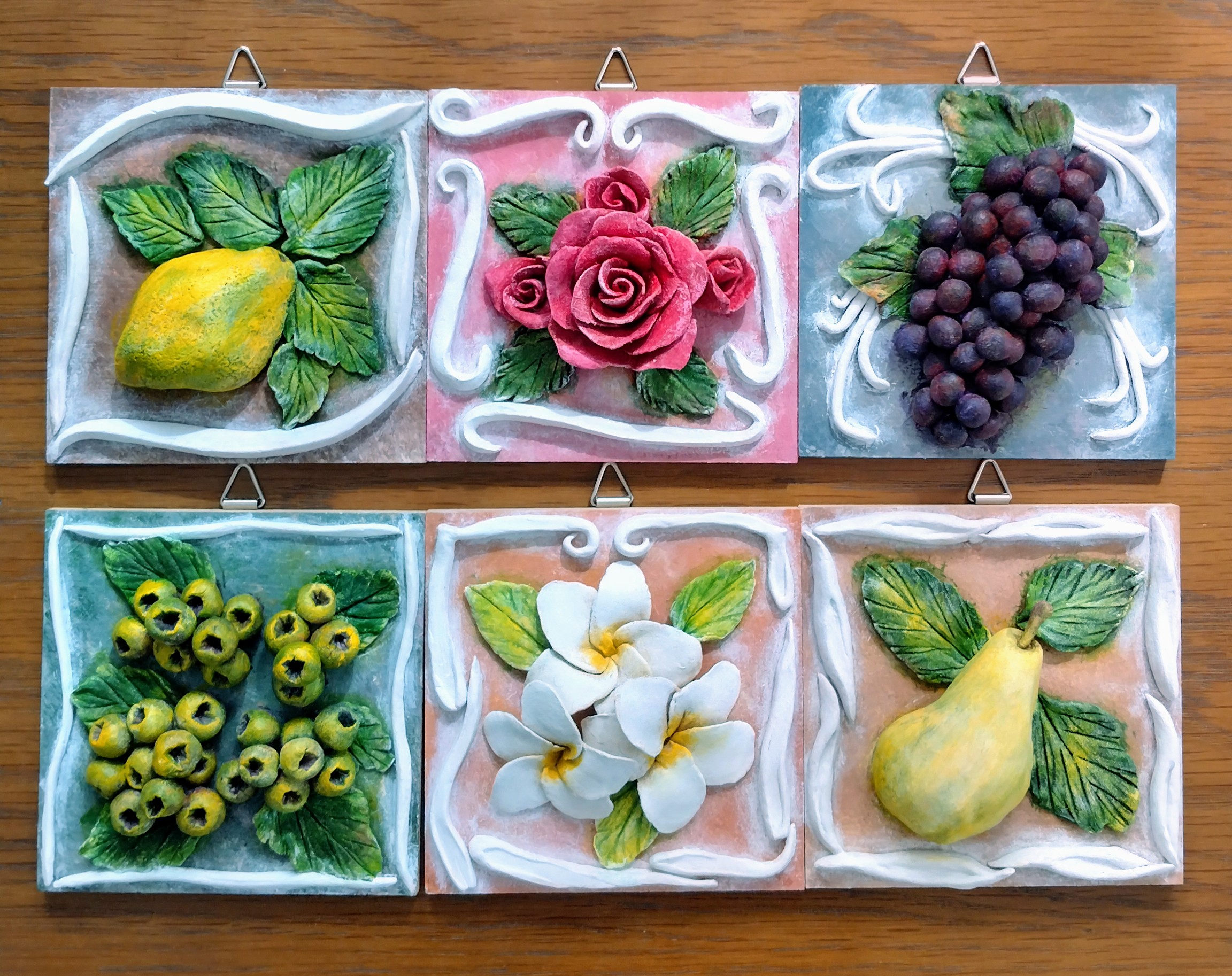 作品展用の小さな6枚シリーズ完成です