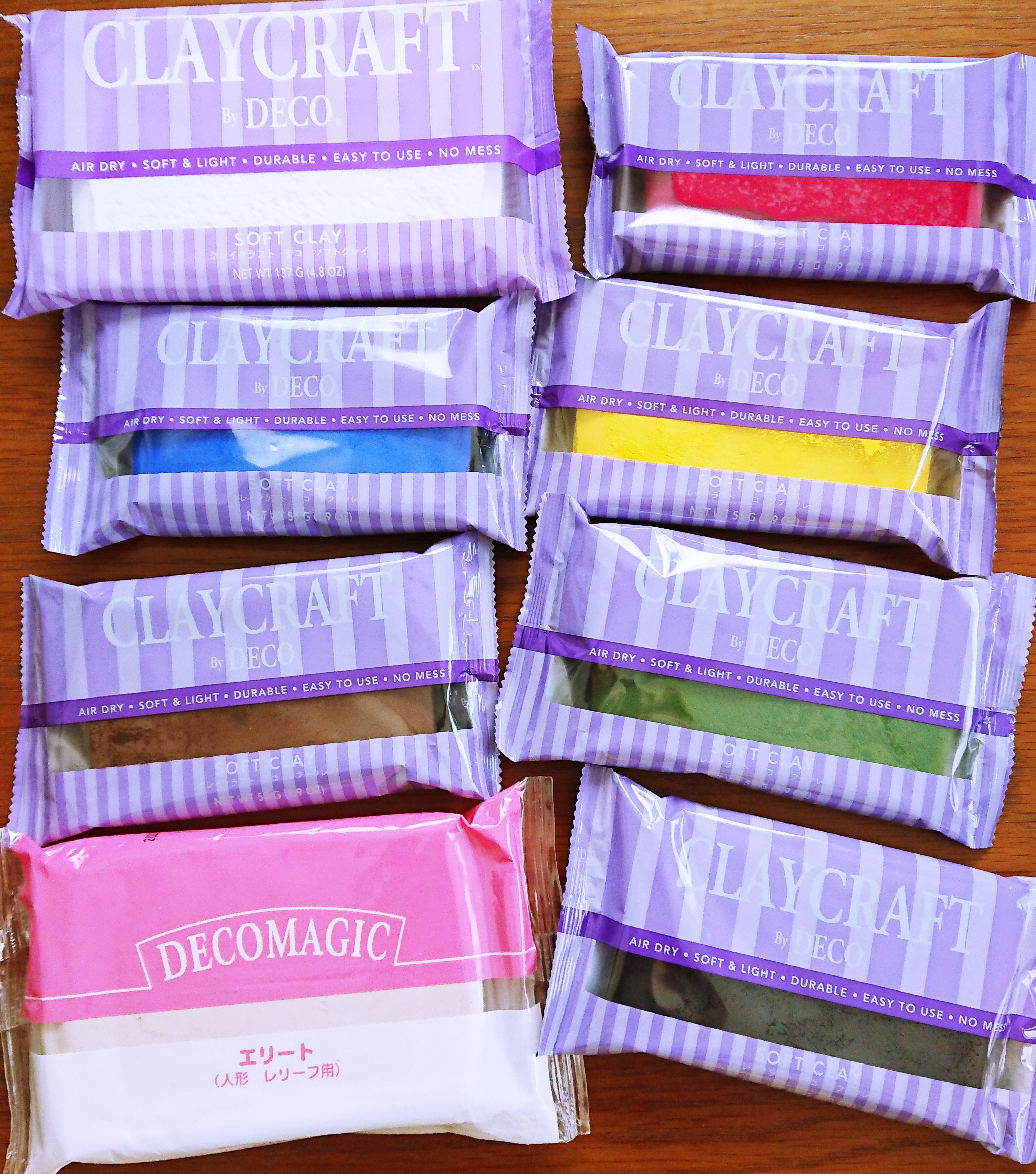 普段使ってる粘土