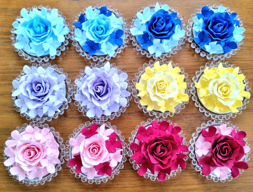 粘土新作できました🌈