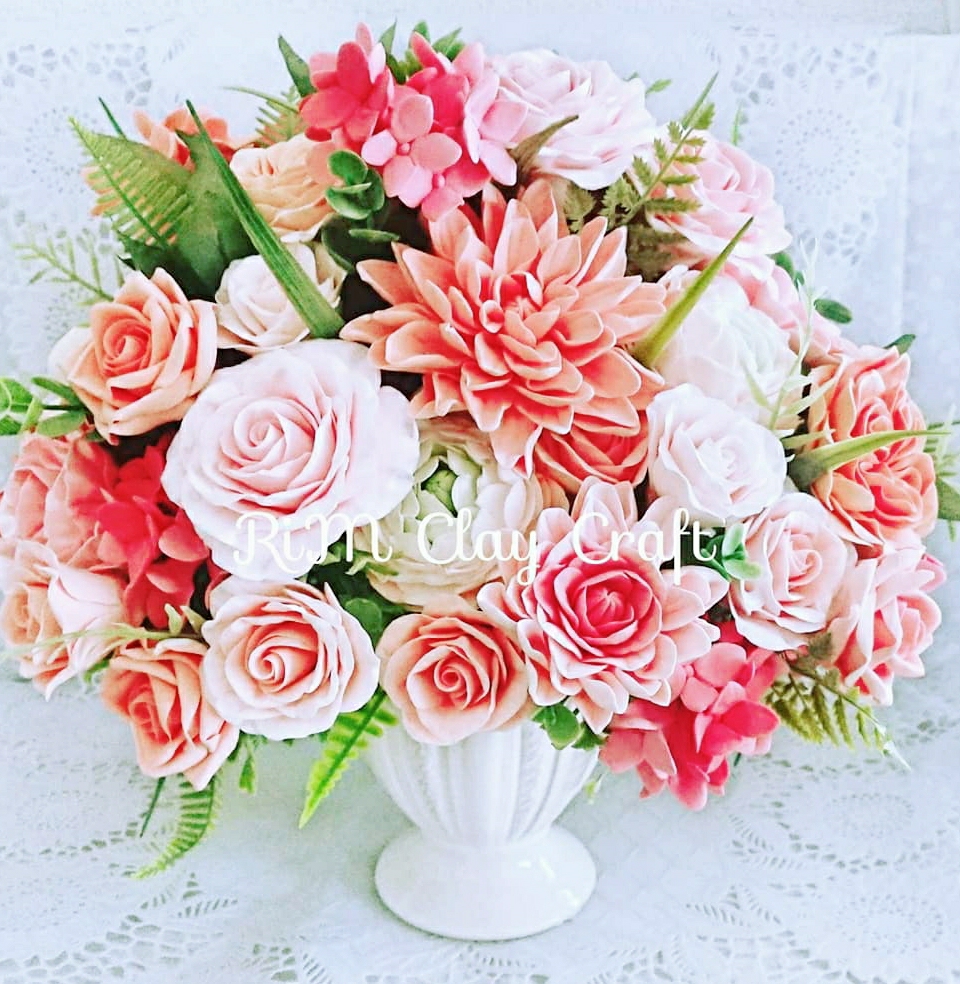 ピンクアレンジメントを追加しました