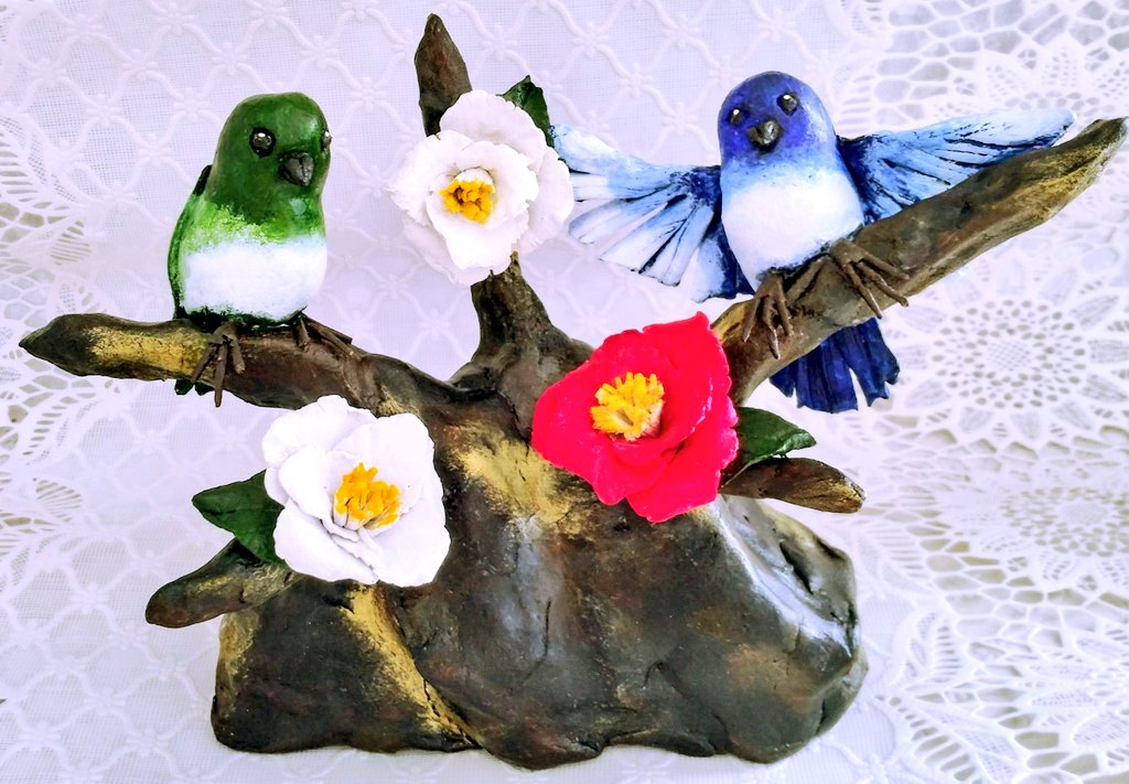 新しい作品ができました🐦️