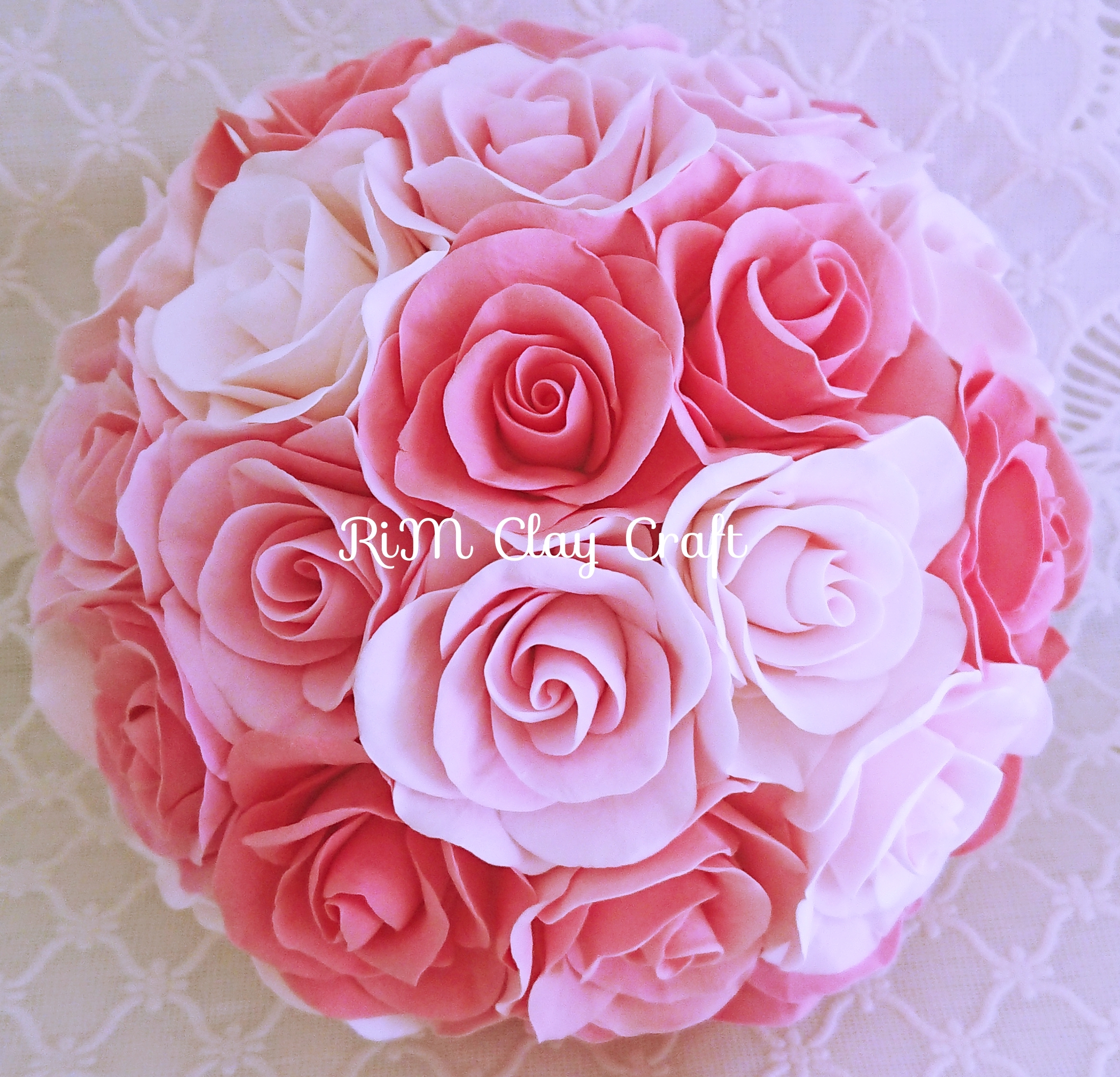 スプリングカラーの粘土新作🌸