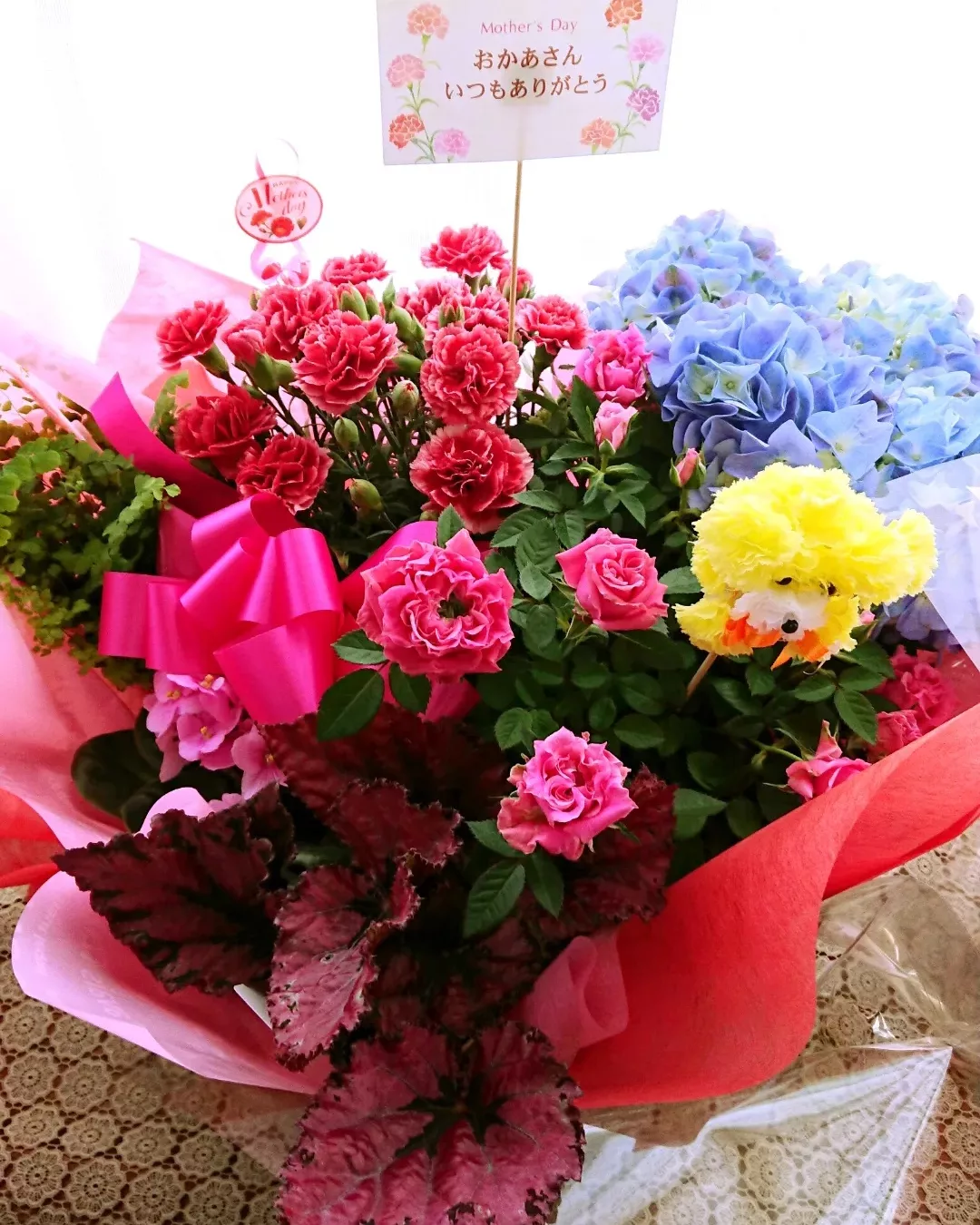 少し早い母の日のお祝いへ