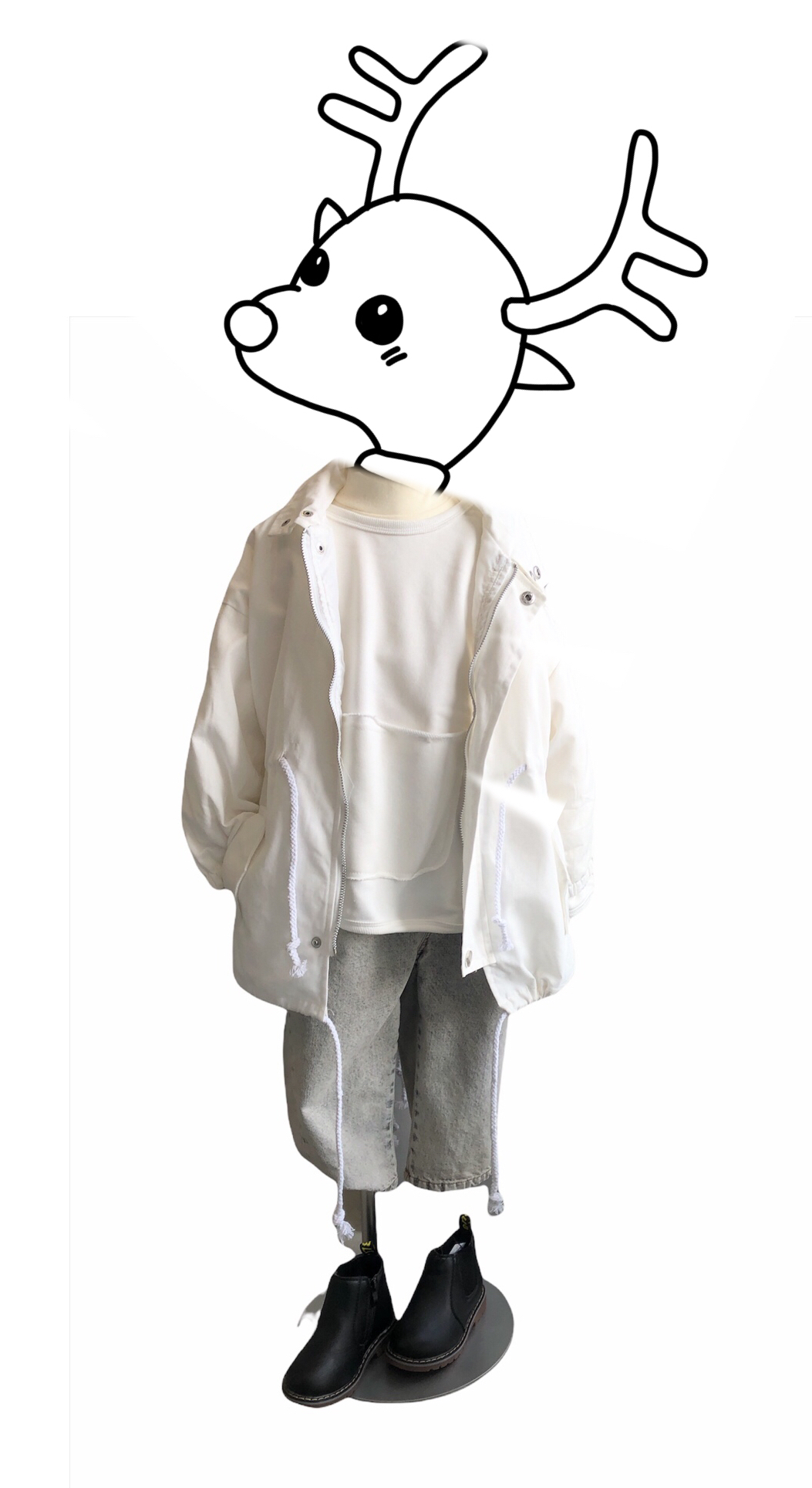 ほわいとこーでのとなかいさん