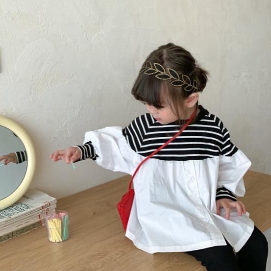 切り替えブラウス