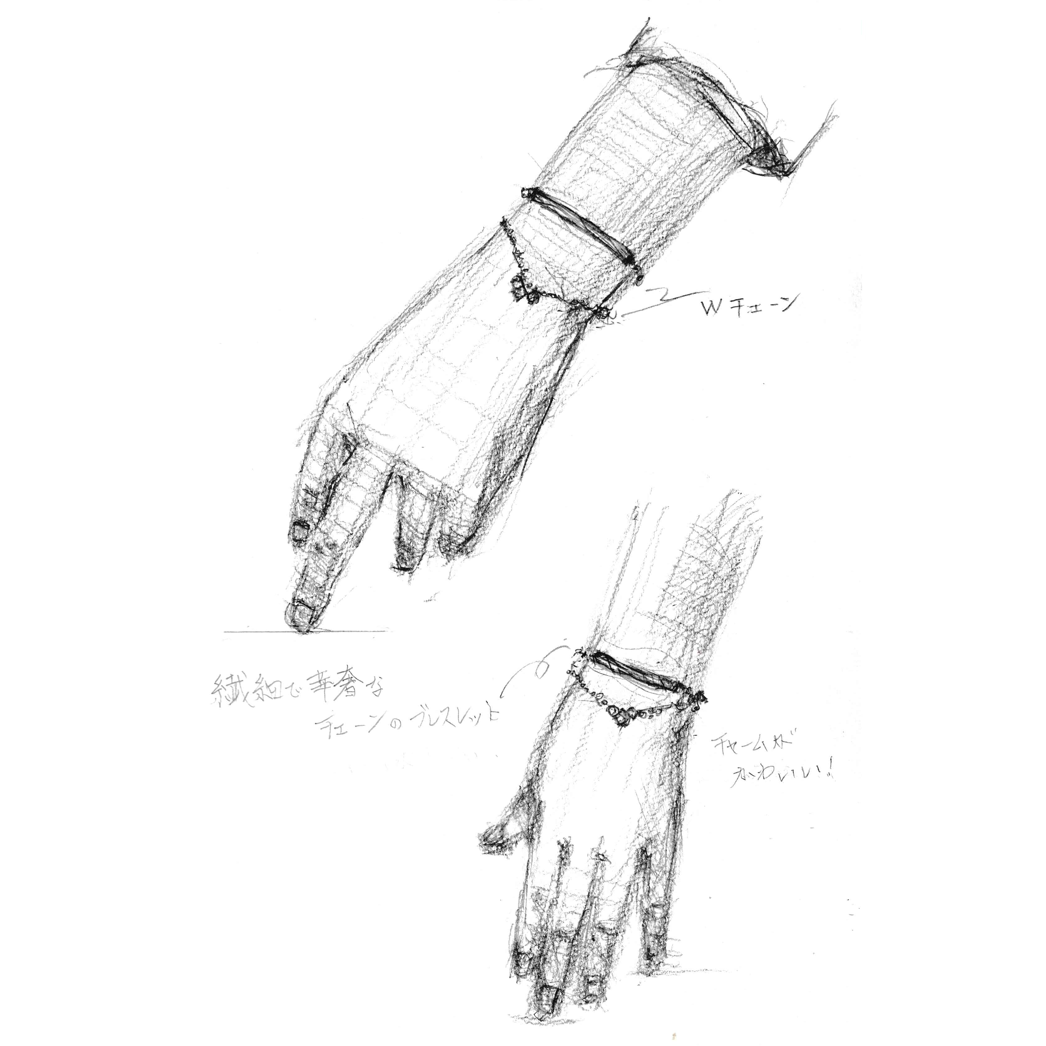 「bracelet（ジルコニア&シルバー925）」原案