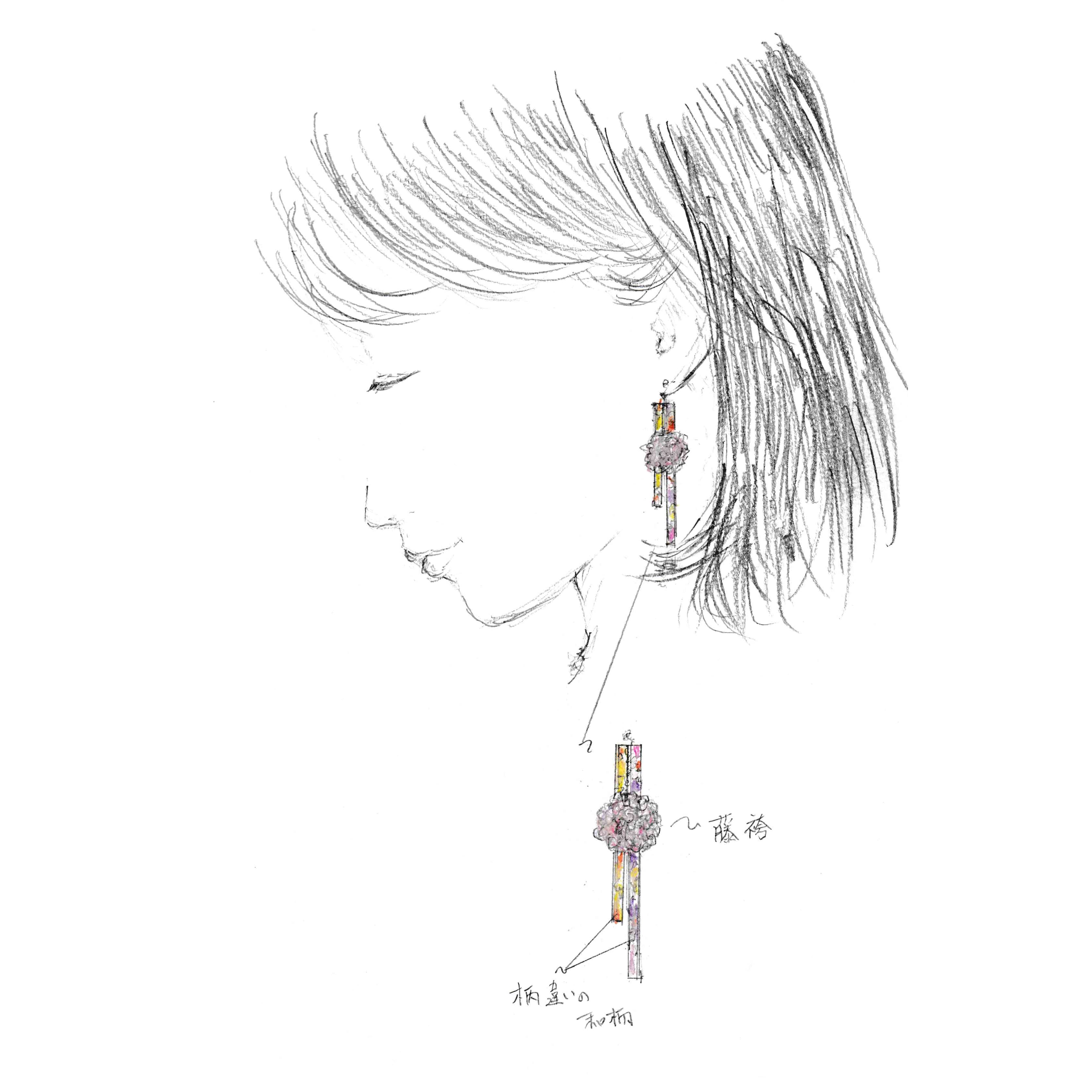 「藤袴ピアス」原案
