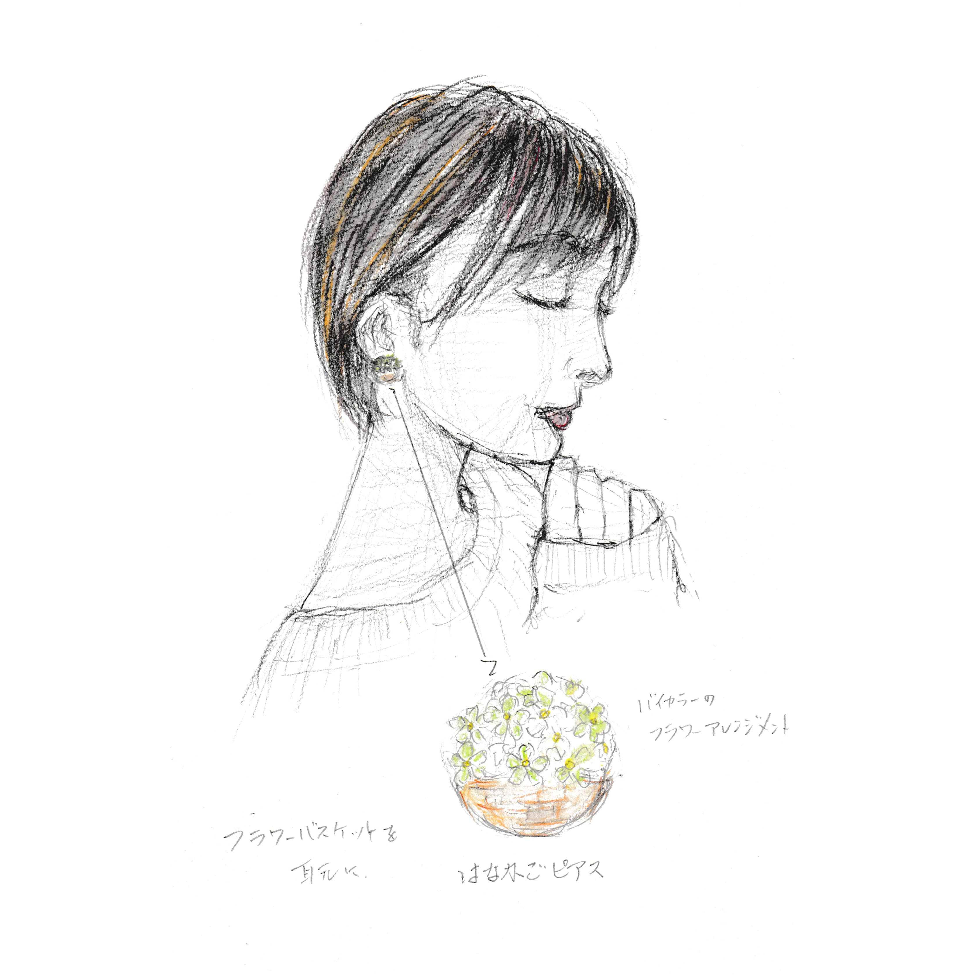 「はなかごピアス」原案
