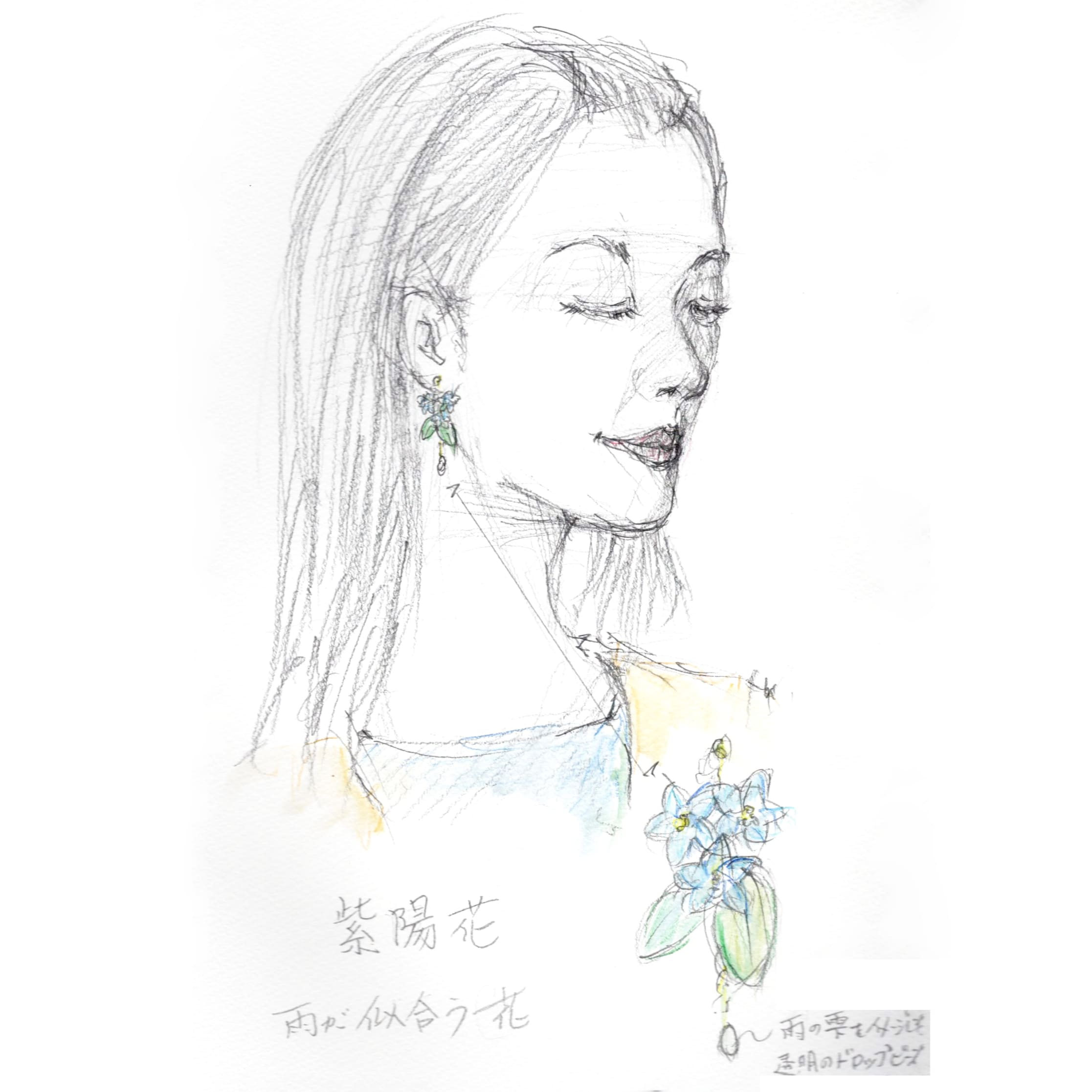 「紫陽花ピアス」原案
