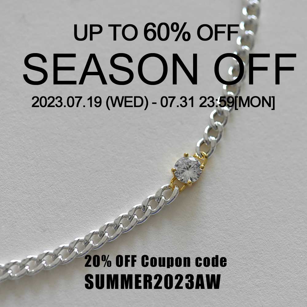 【Coupon】UP TO 60% OFF - SEASON OFF クーポン