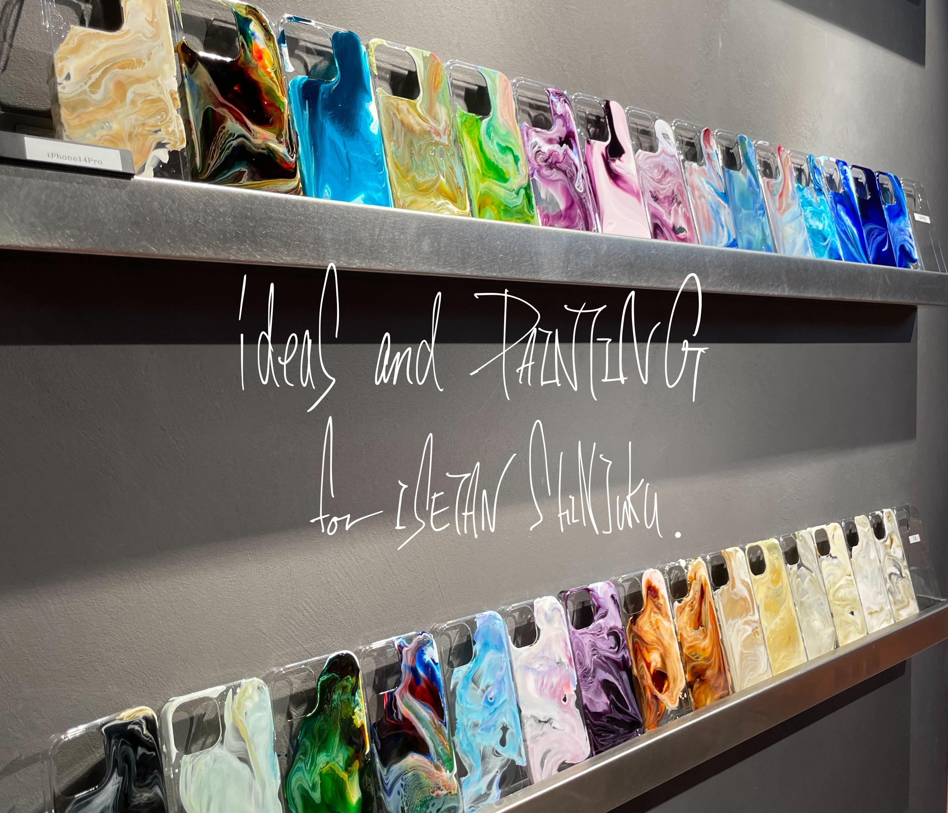 ideas and PAINTING for ISETAN SHINJUKU