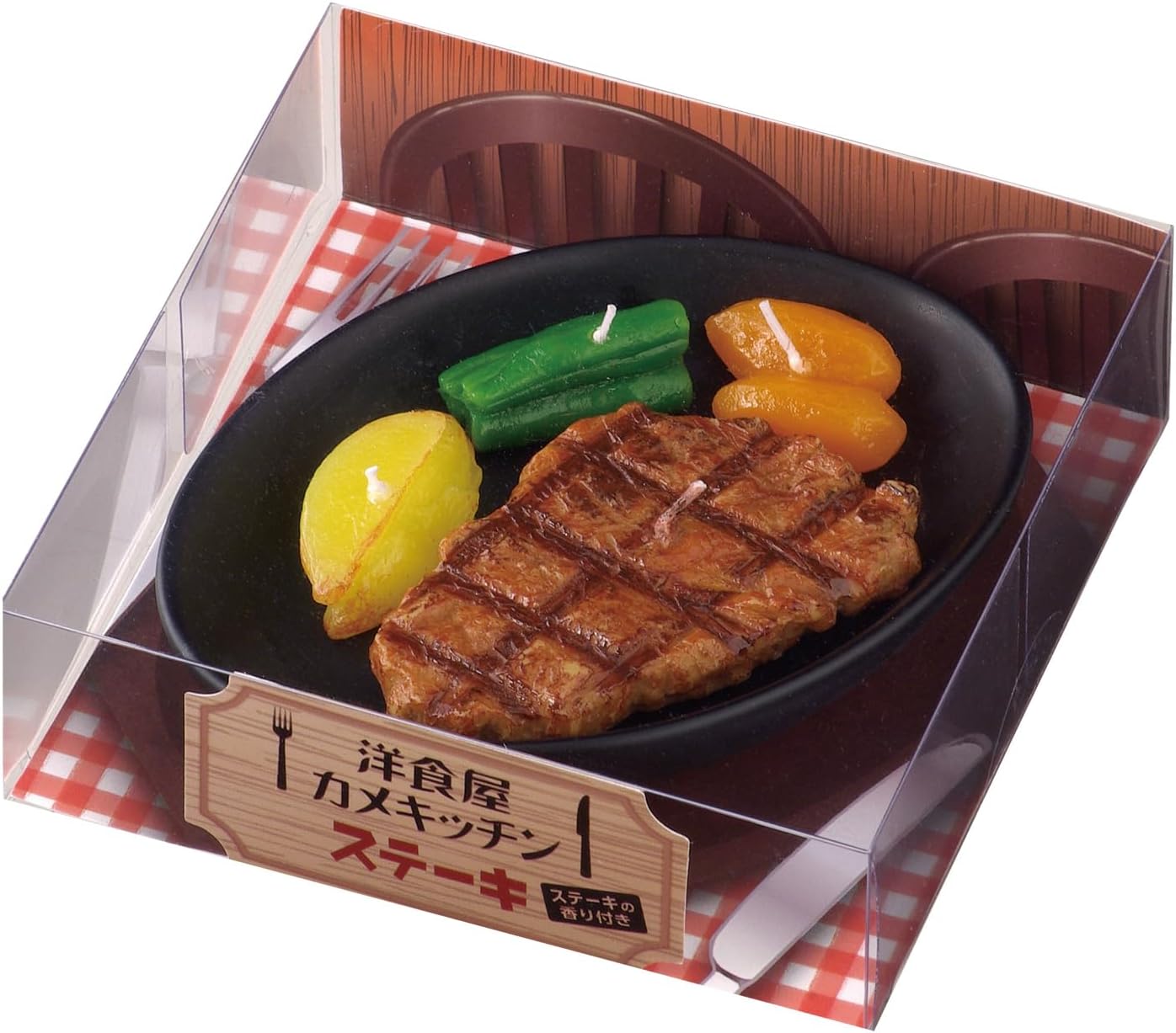 ステーキ好き必見！🥩✨ 本物そっくりの「ステーキキャンドル」でお部屋をお洒落に彩りませんか？