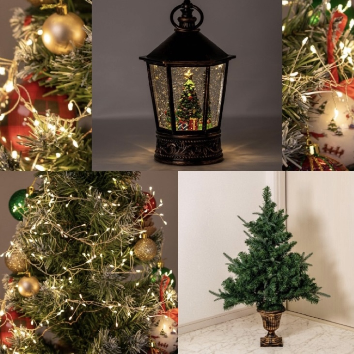 光るスノードーム、クリスマスツリー、LEDガーランドライトが入荷！