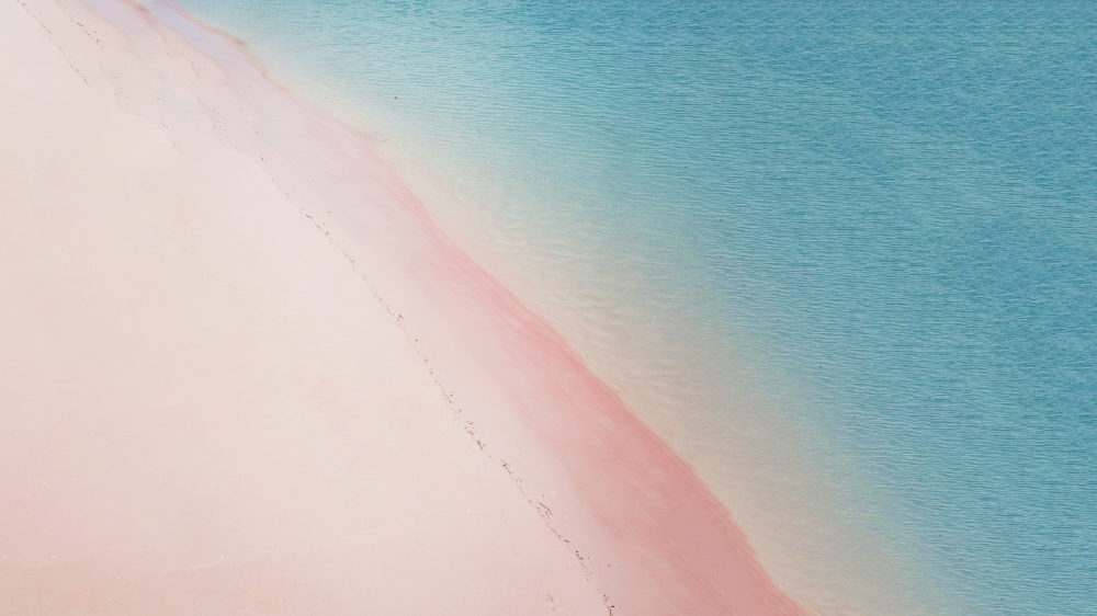 Pink beach［石の意味］