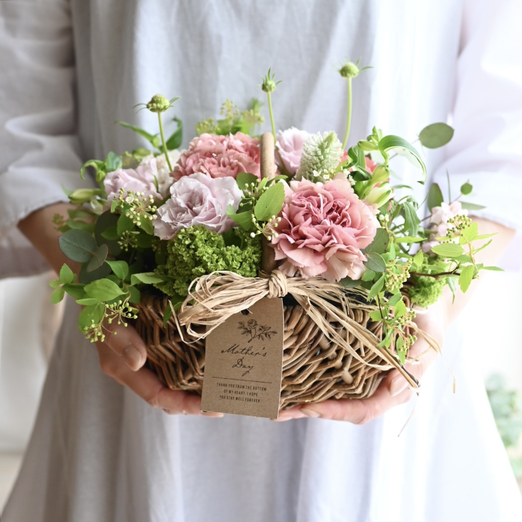 母の日限定　生花のアレンジ＆ブーケのご予約
