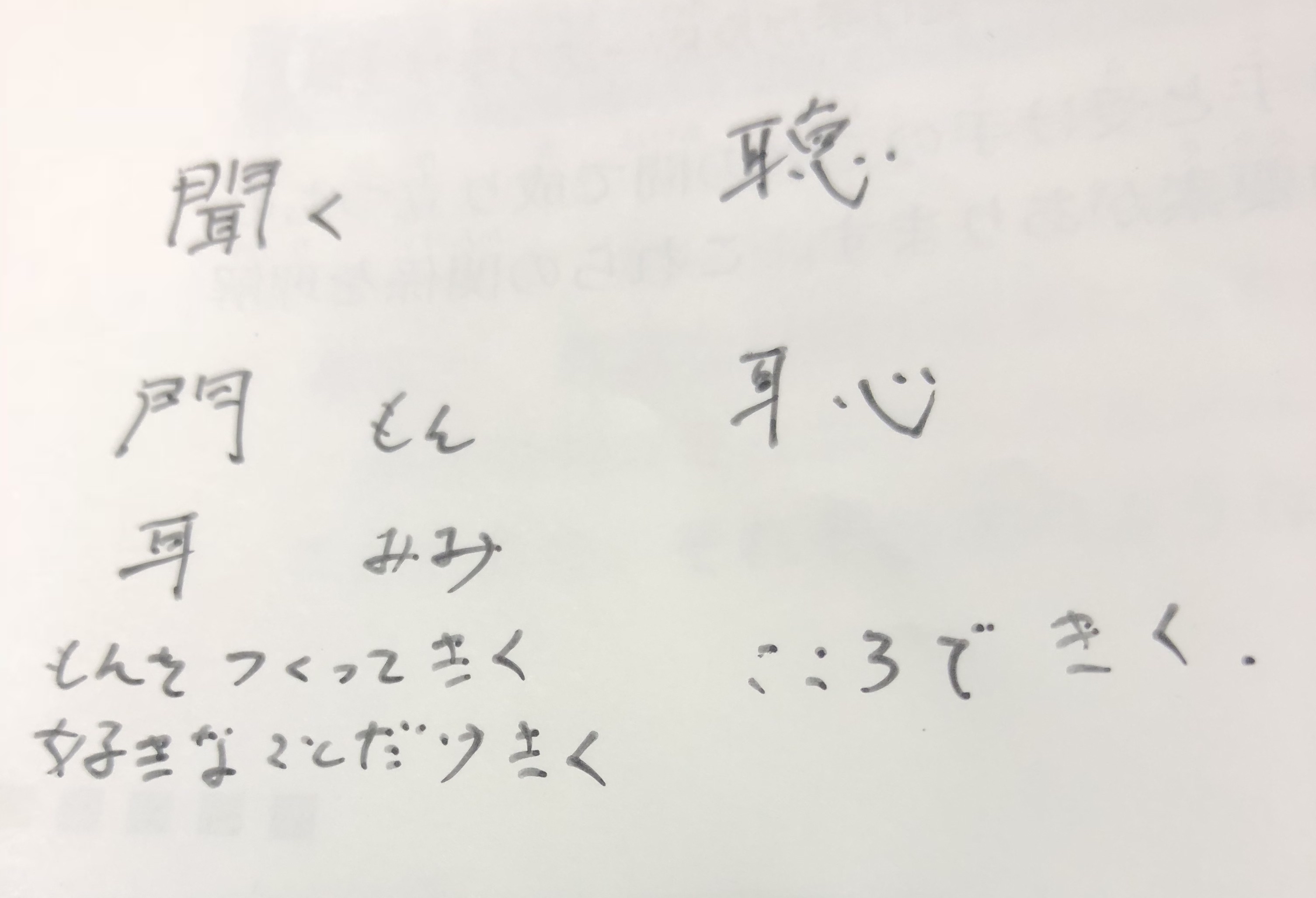 「きく」！？
