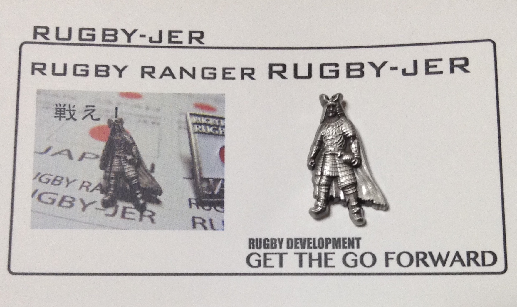 RUGBY-JER PINS