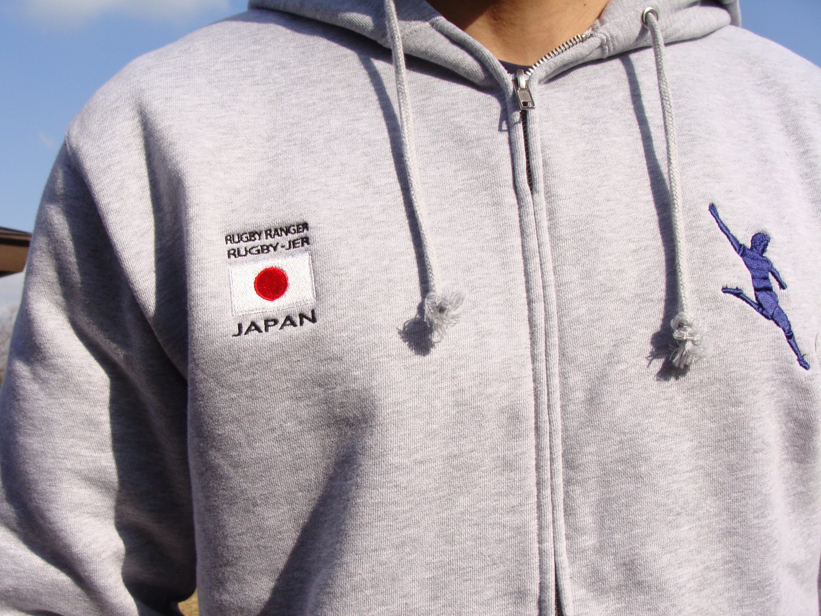 RUGBY-JER JAPAN フルジップパーカー