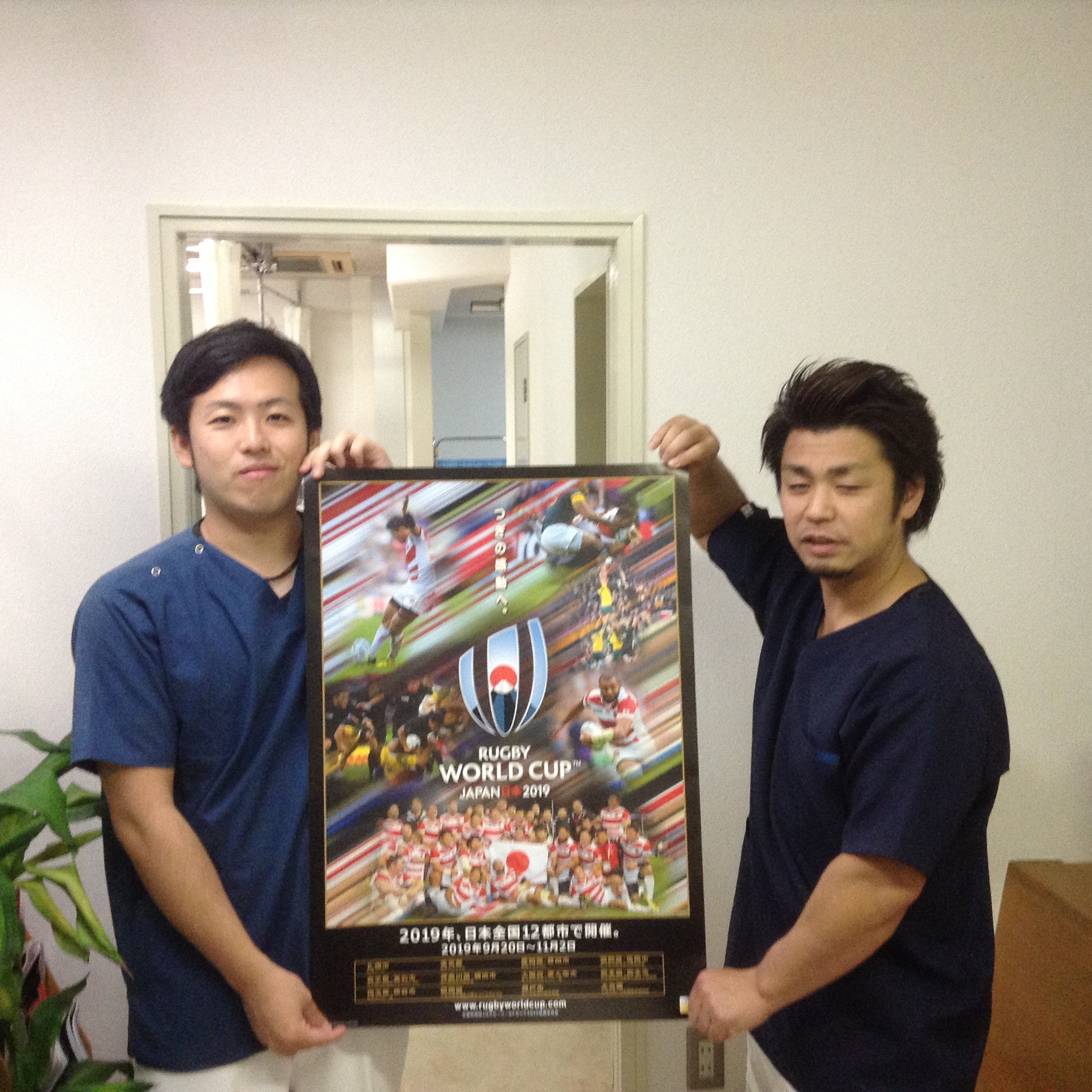 ラグビーポスター掲出店