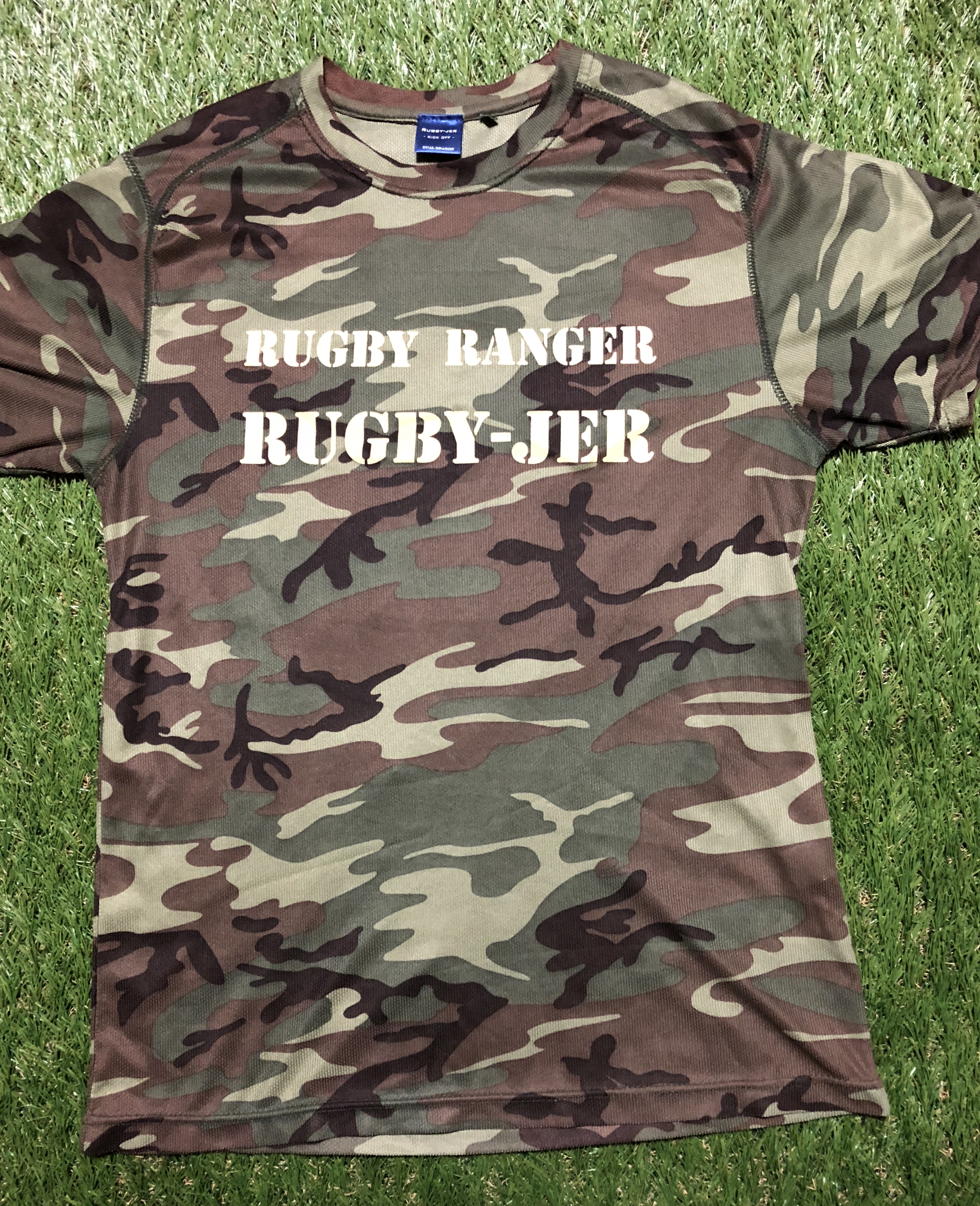 RUGBY-JERカモフラージュＴシャツ