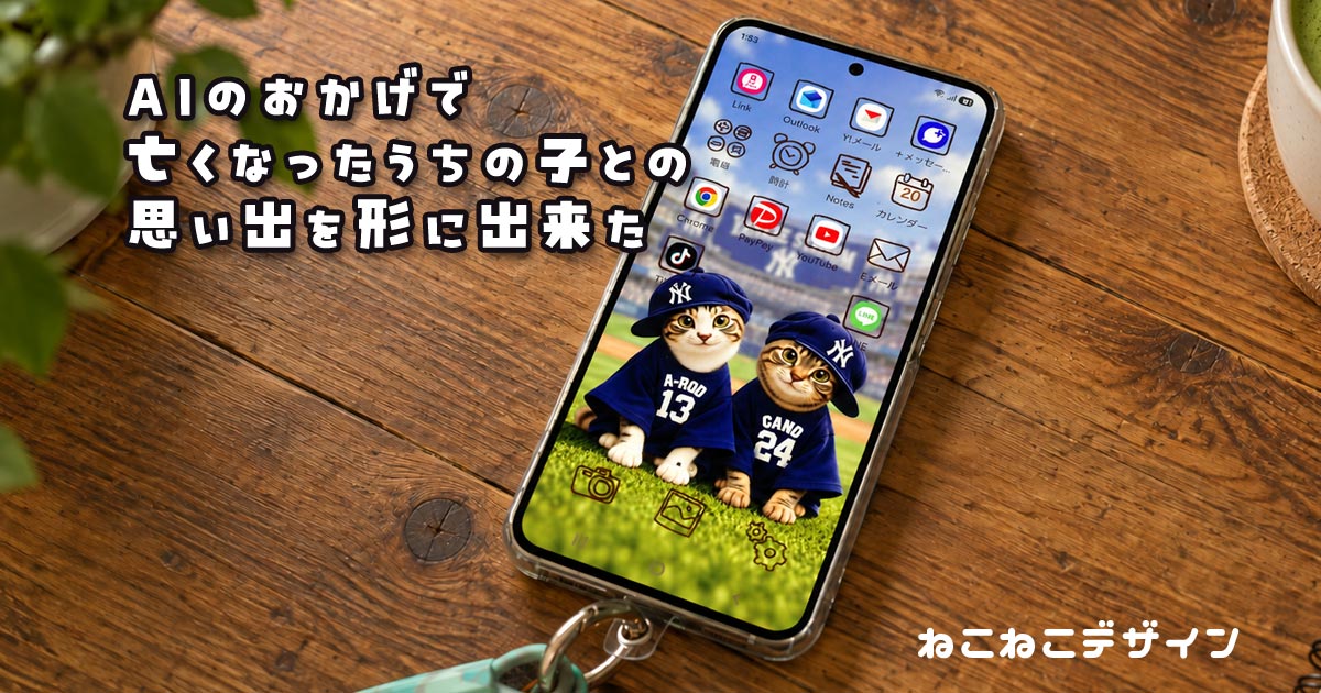 AIに感謝した日 〜亡くなった愛猫との思い出を形にしてくれた〜