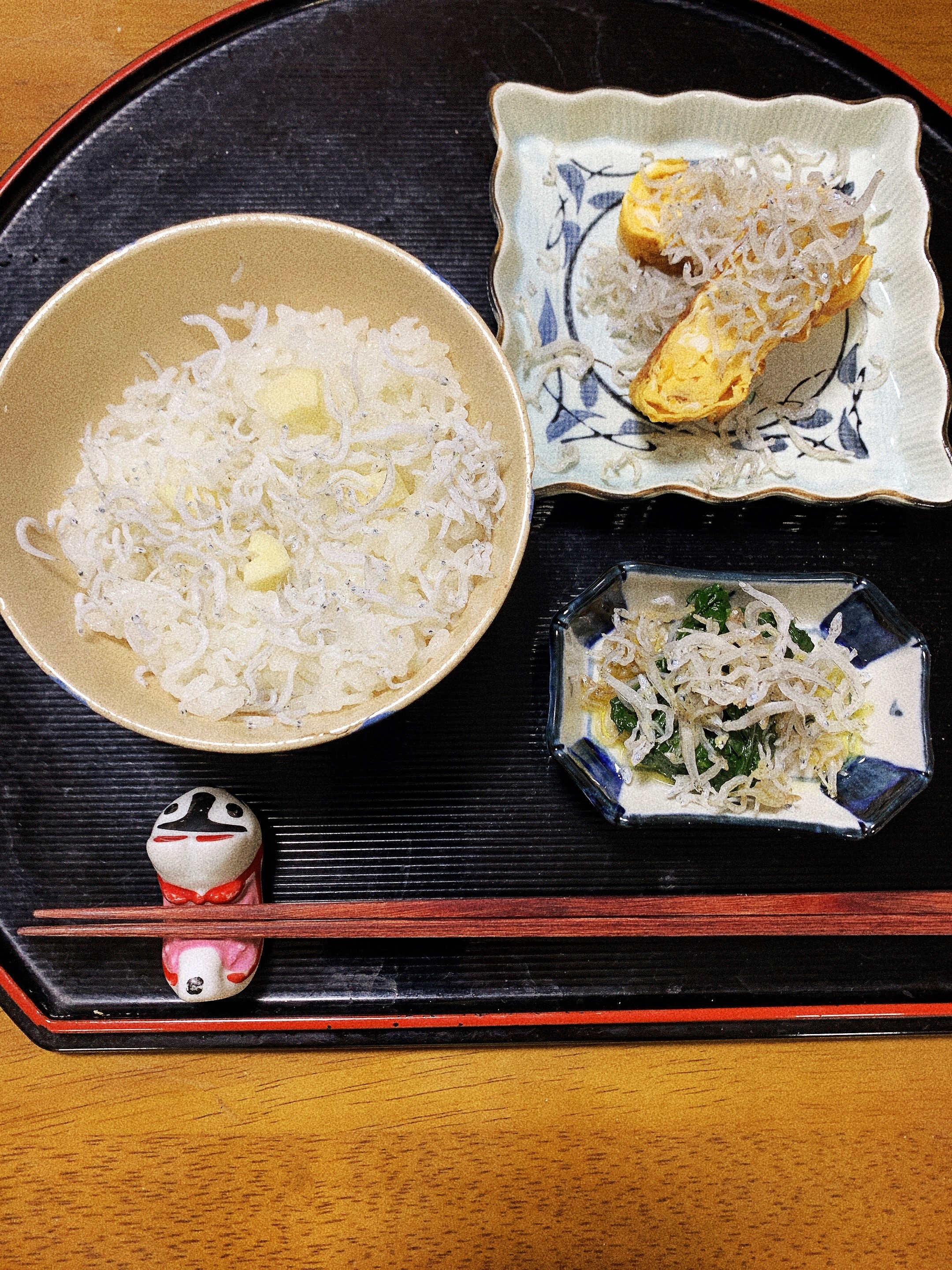 ちりめんじゃこのある食卓<゜)))彡Ｌｅｔ'ｓcook: ちりめん御膳