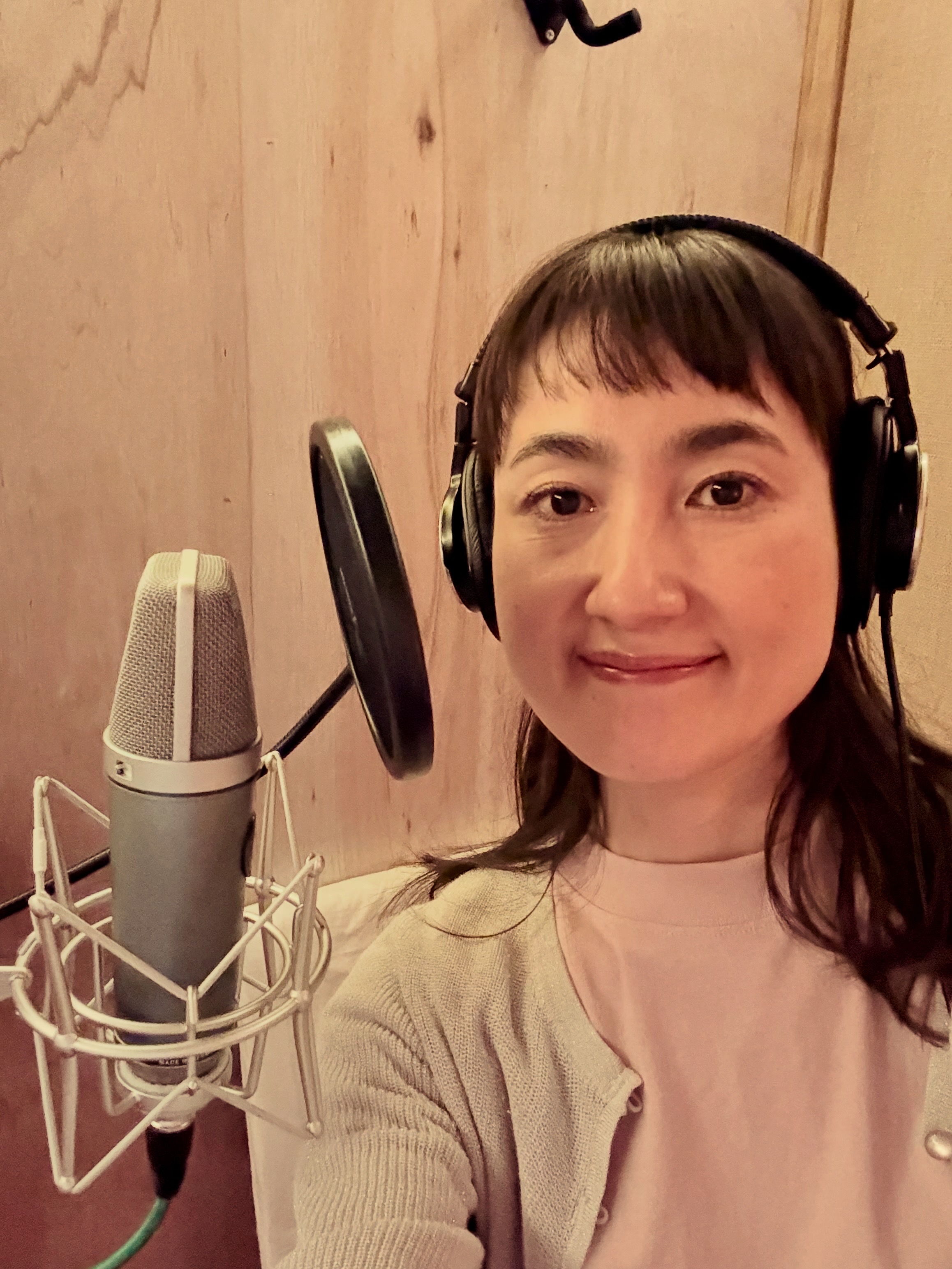 歌録り頑張ってます🎙️✨