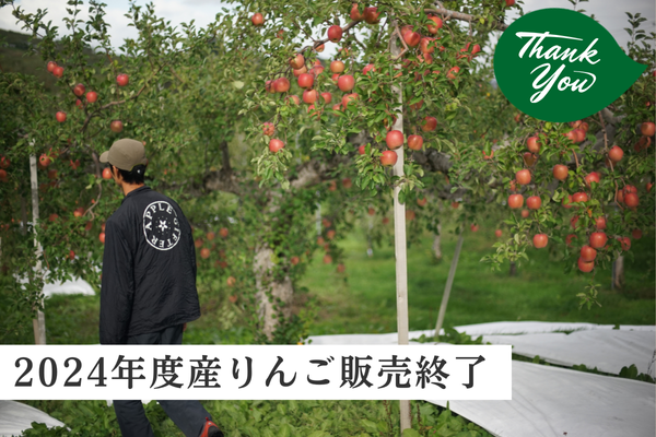 2024年度りんご販売終了