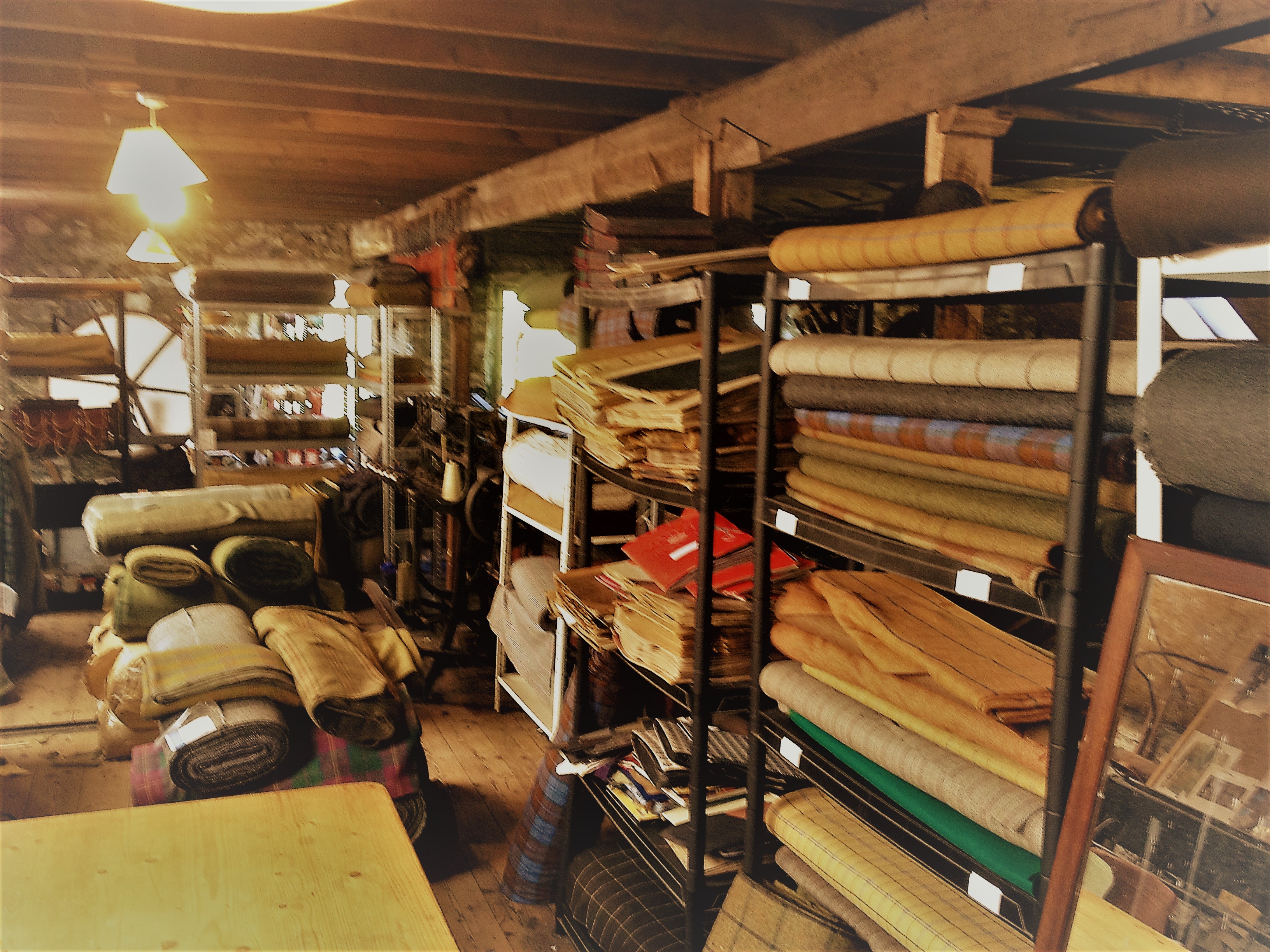タータンチェックの小屋