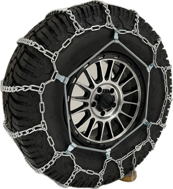 スパイク付きタイヤチェーン　大型オフロードタイヤ用　35×12.50R17用