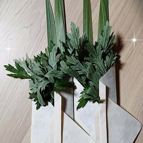 菖蒲蓬包み