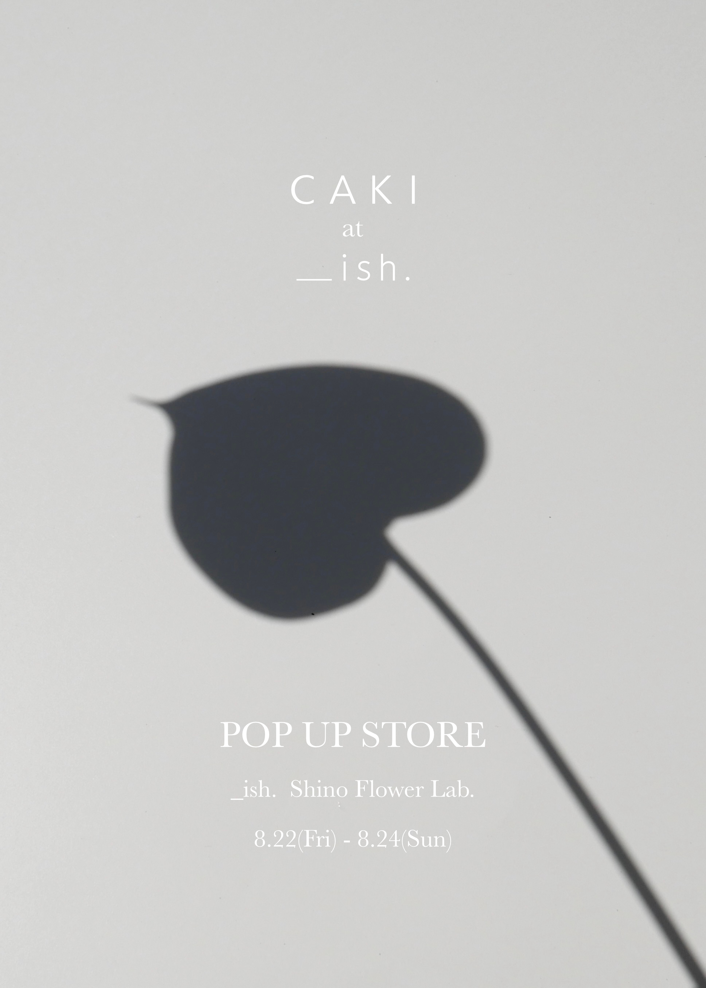 【POP UP STORE】Kamakura 8/22-8/24