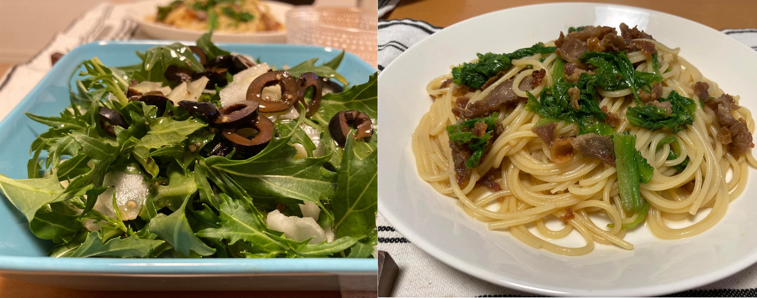 ＜お客さまレシピのご紹介＞　広島市　K.H.様からご紹介いただきました。わさび菜・みず菜・キクイモ編