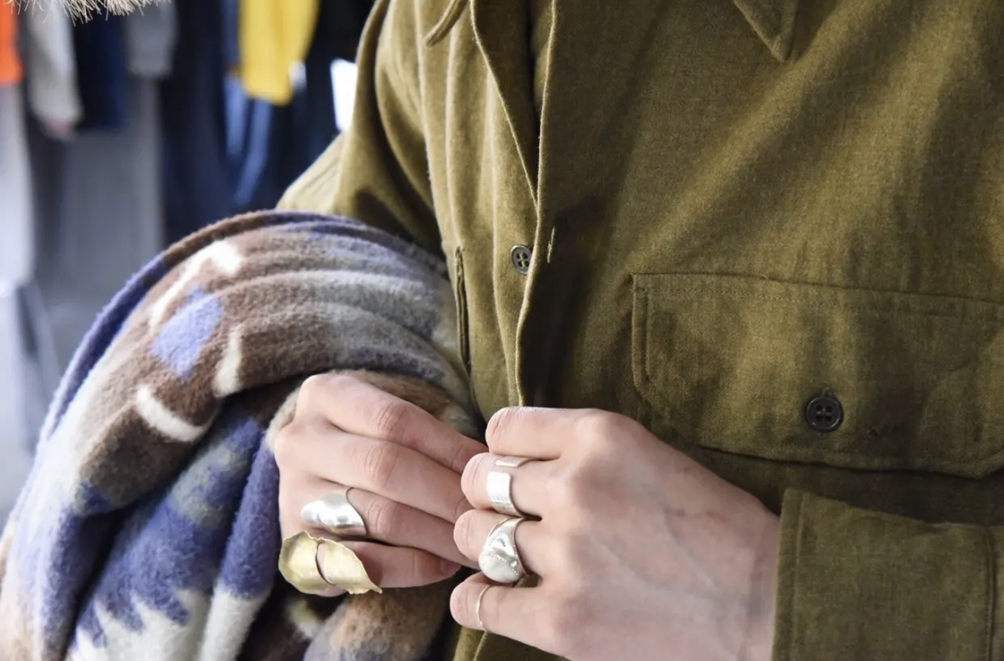 Military vintage wool shirt