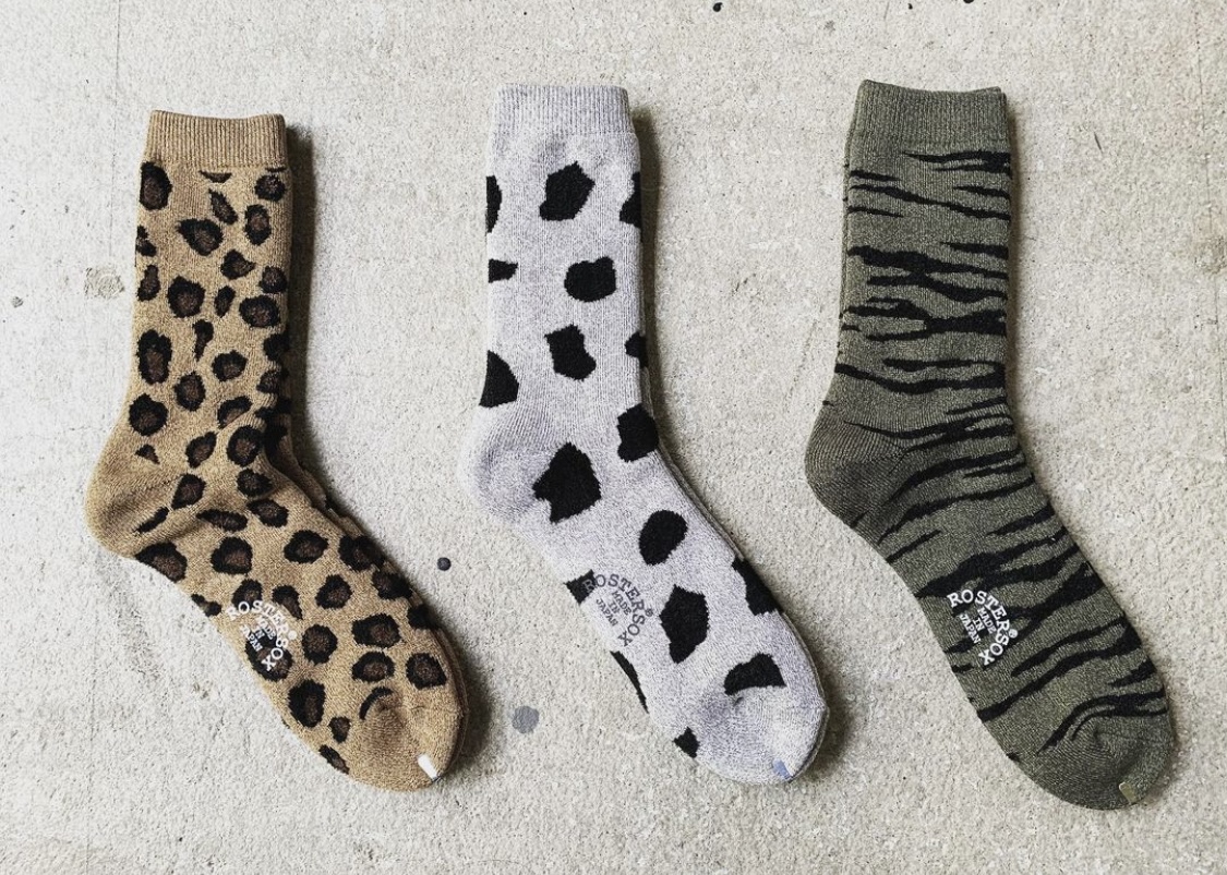 アニマル柄　ROOSTER SOCKS 入荷