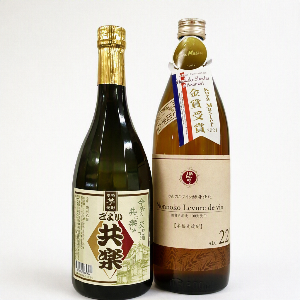 新アイテム追加!芋焼酎&麦焼酎の飲み比べセットが仲間入り!