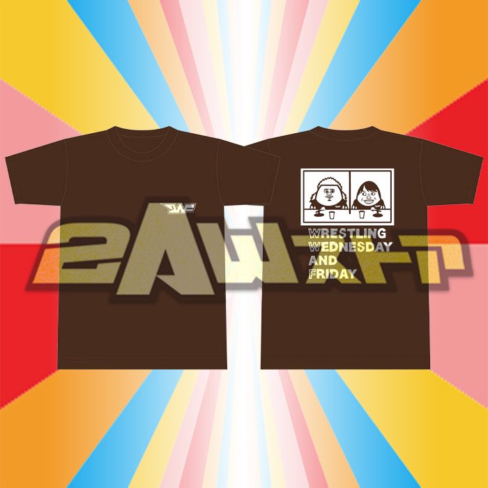 プロレス団体　2AW  2WFサポーターズTシャツ