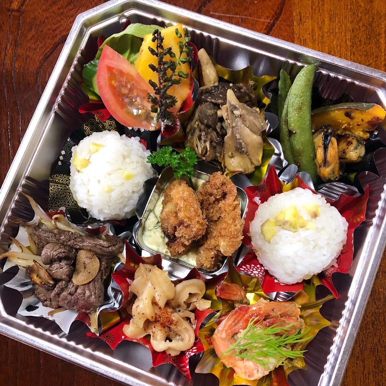 秋の鉄板焼松花堂弁当！！