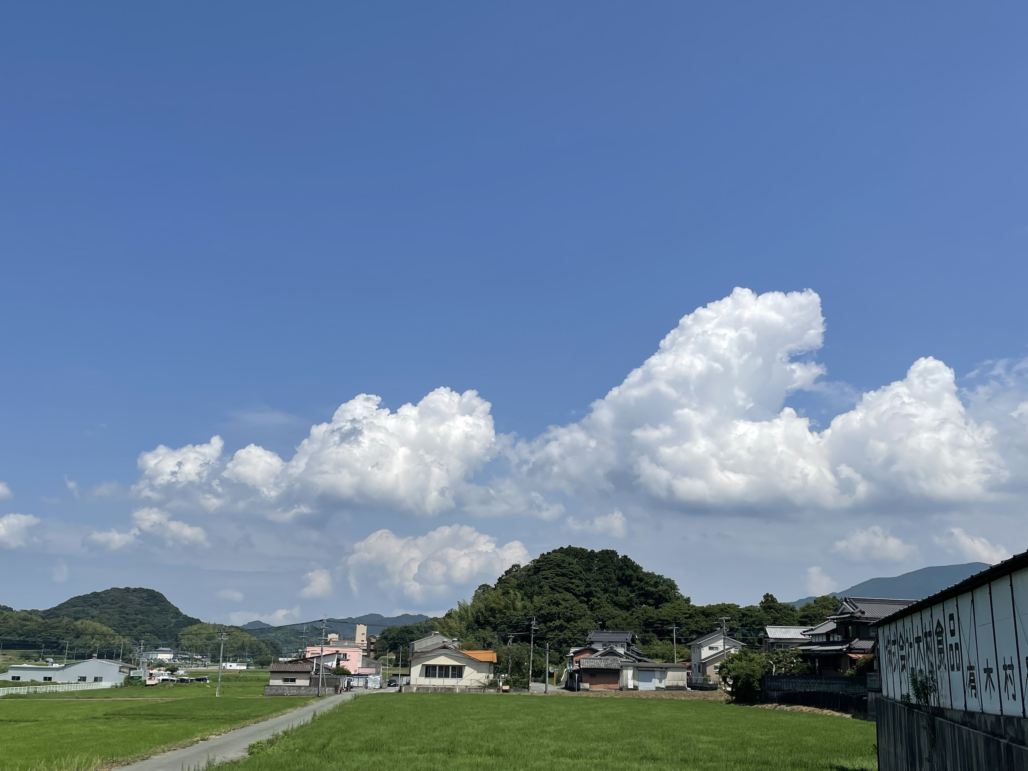 つゆあけ〜。
