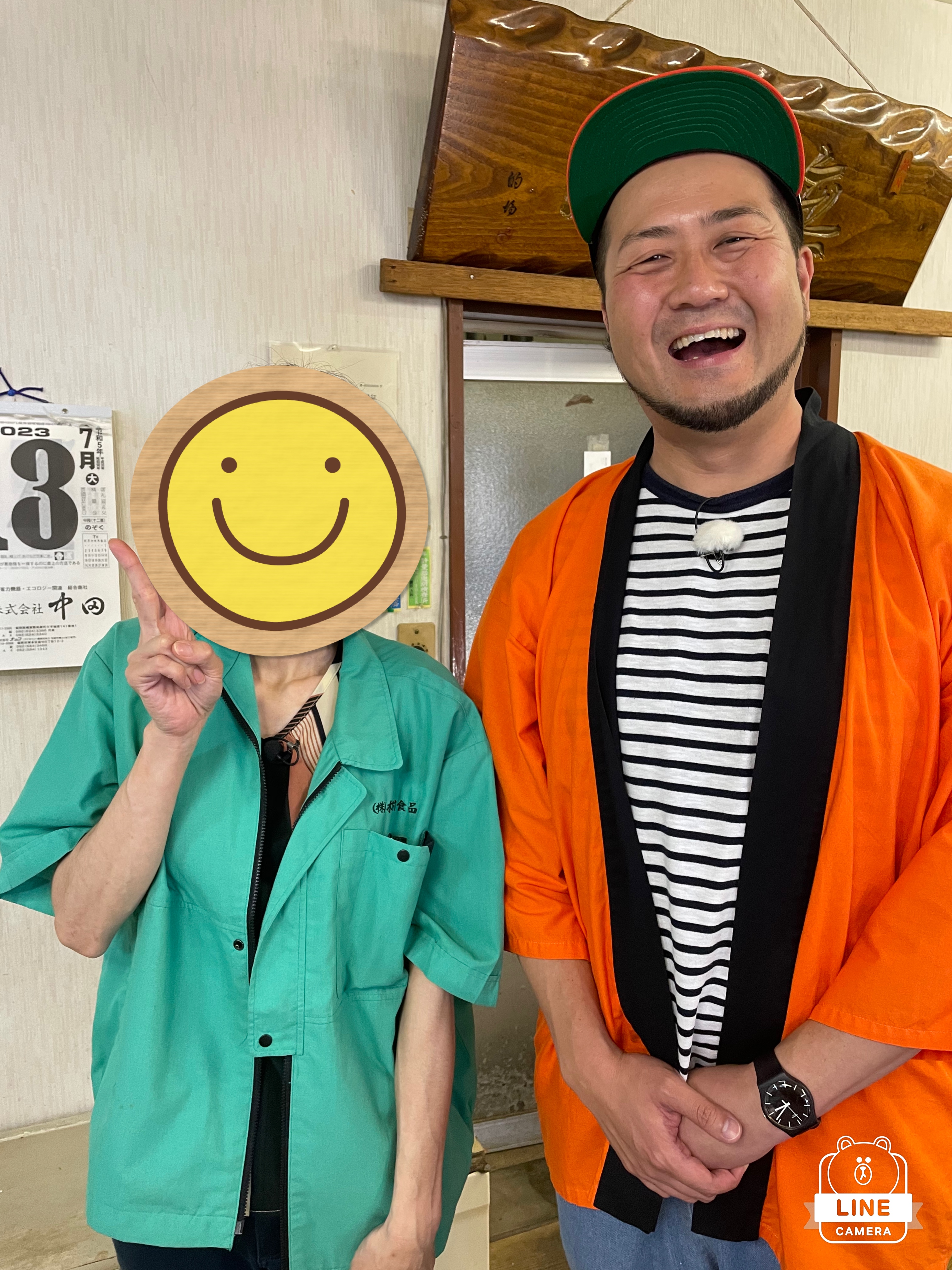 初めてのテレビ取材。