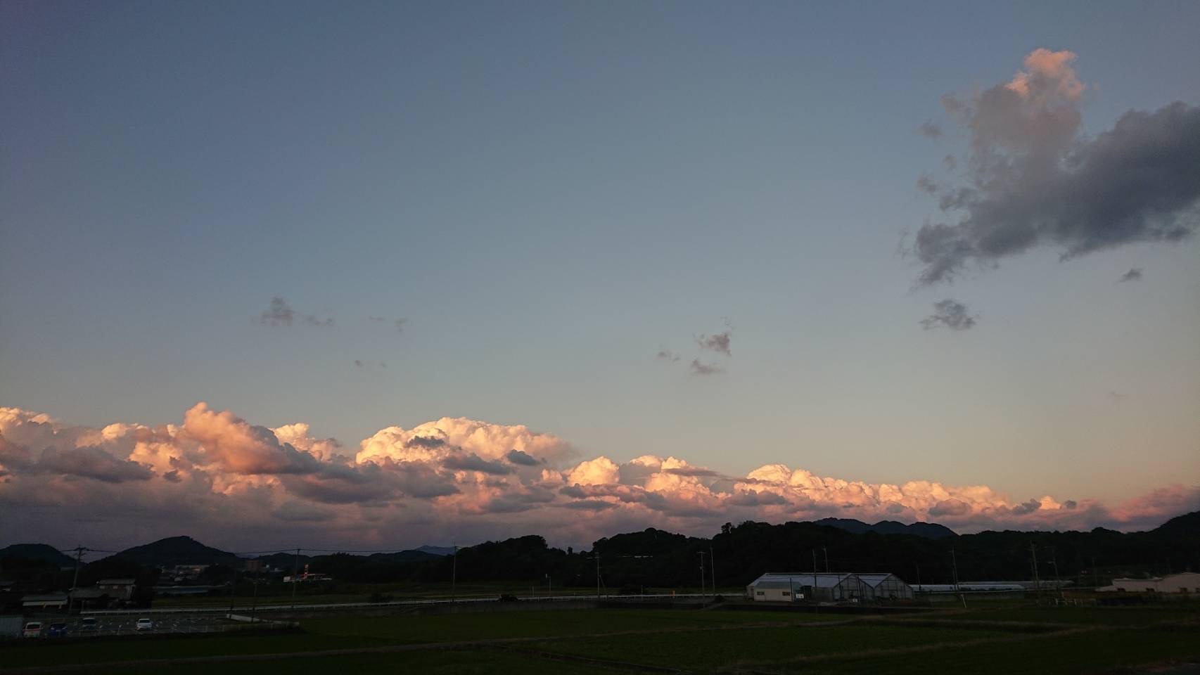 昨日の空。