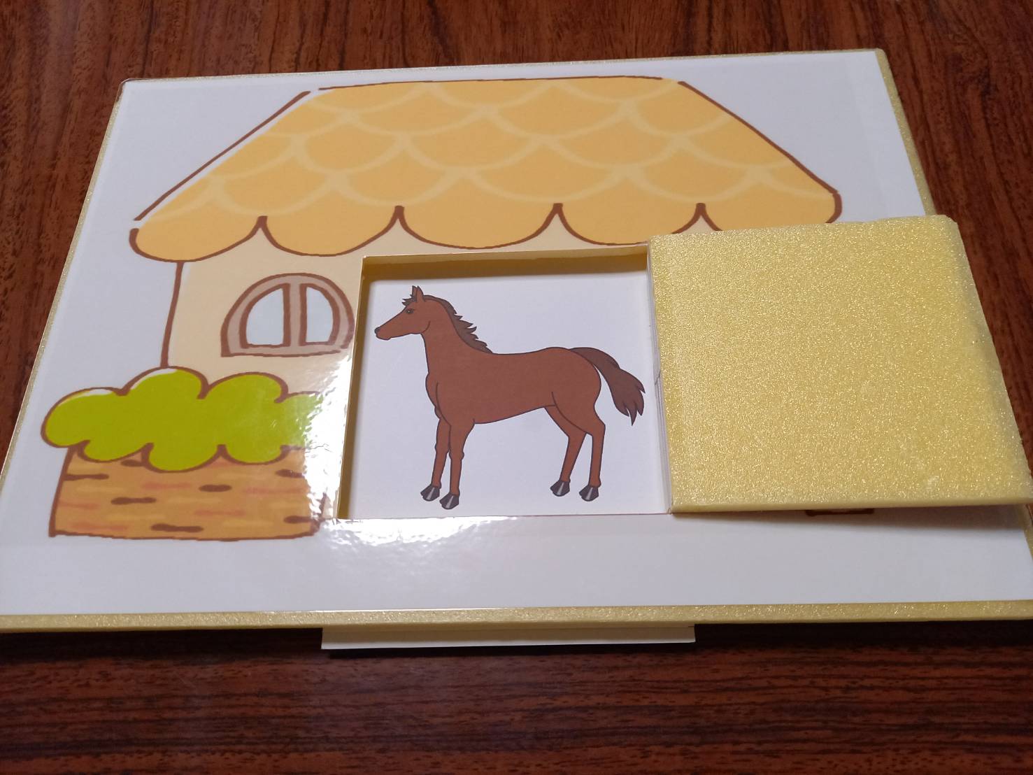 ご購入者様の声（絵カードが入るお家）