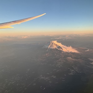 2022年1月18日、振袖火災の日。そして富士山が美しかったあさイチのフライト。